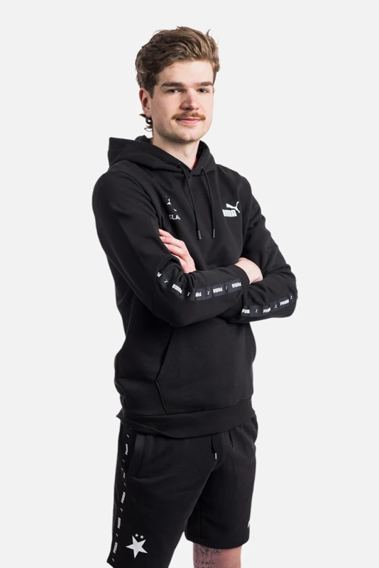 ESS Tape Hoodie muži černá