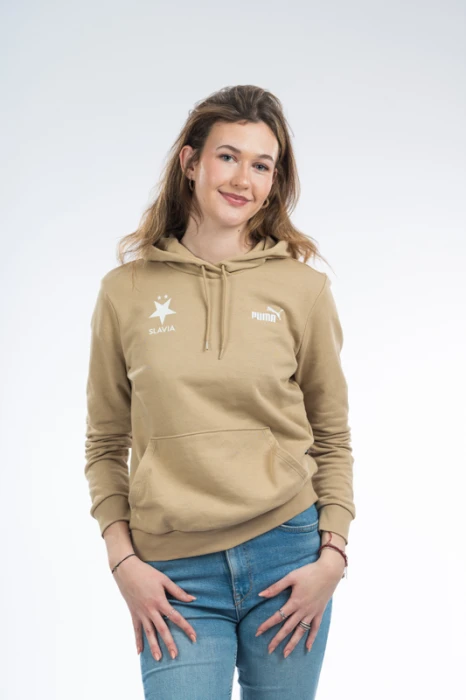 ESS Embroidery Hoodie ženy béžová