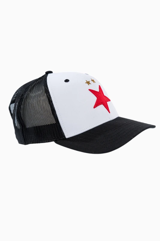 Trucker Kšiltovka Star  bílá/černá