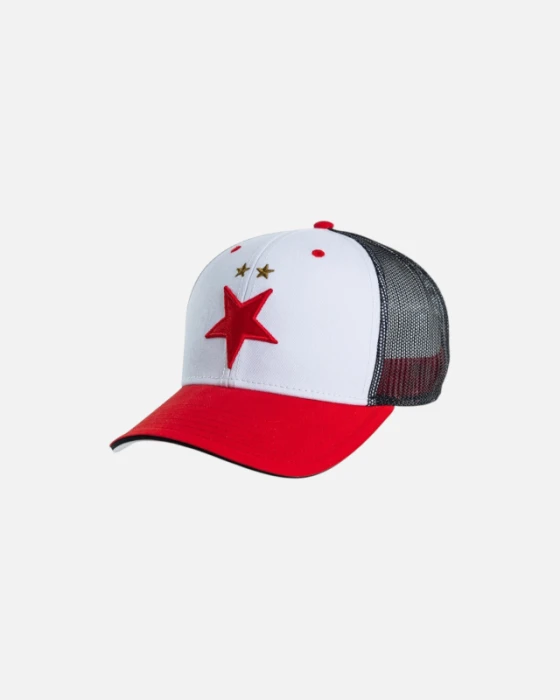 Trucker Kšiltovka Star unisex černá/červená