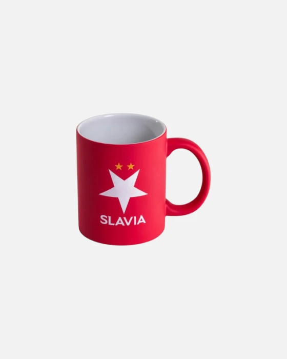 Hrnek Slavia červená