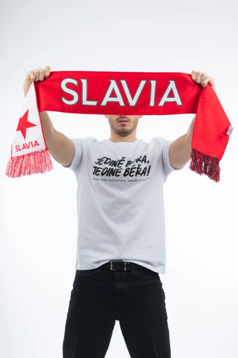 Šála Slavia Essential  červená