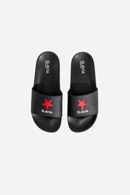 Pantofle Slavia Essential unisex bílá/černá