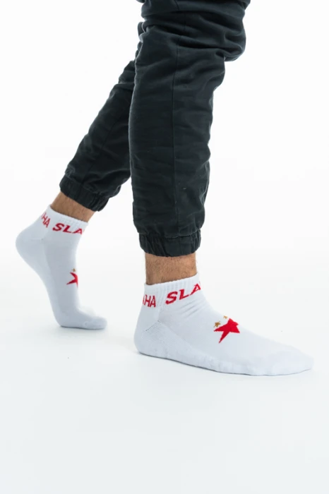 Slavia ponožky kotníkové unisex bílá