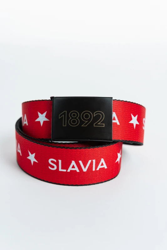 Pásek Slavia  červená