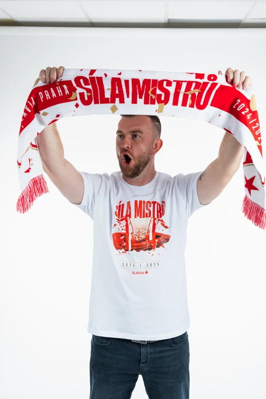 Šála Síla mistrů  bílá