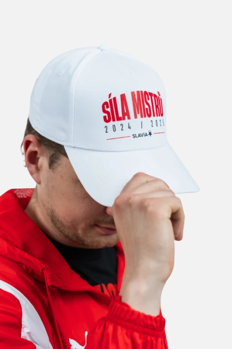 Kšiltovka Síla mistrů unisex bílá