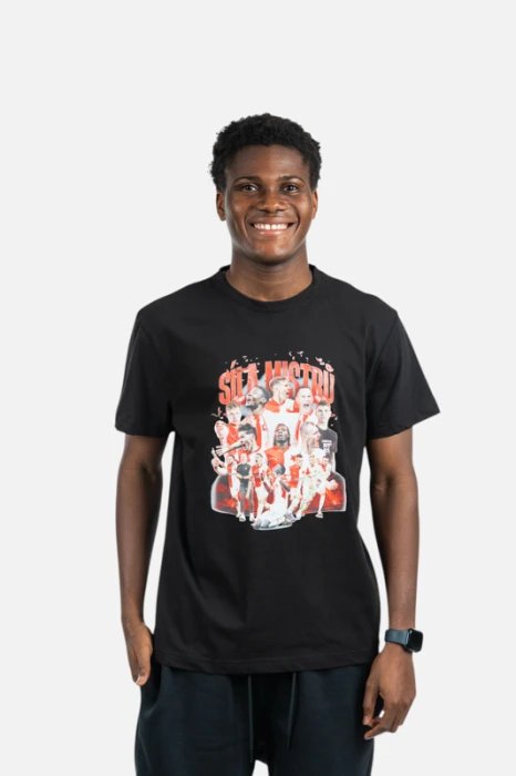 Triko Slavia Heroes unisex černá