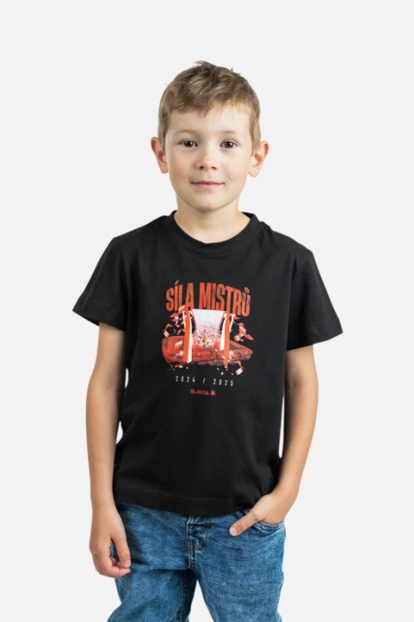 Triko Síla mistrů děti černá