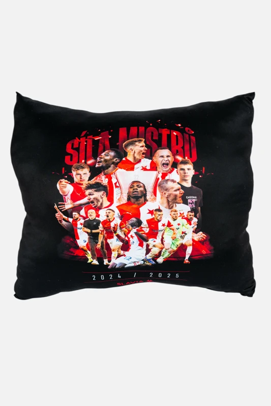 Polštář Slavia Heroes  černá
