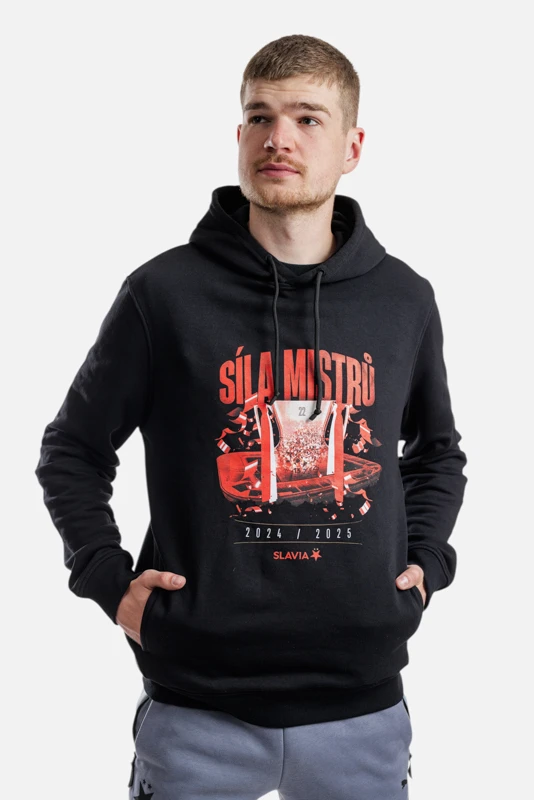 Mikina Síla mistrů muži černá
