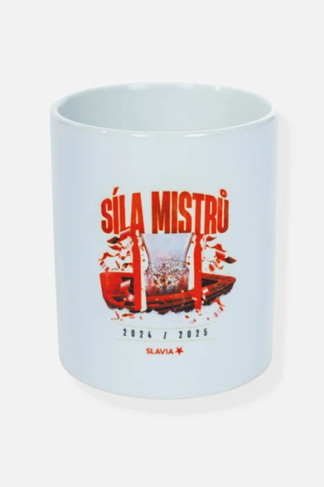 Hrnek Síla mistrů  bílá
