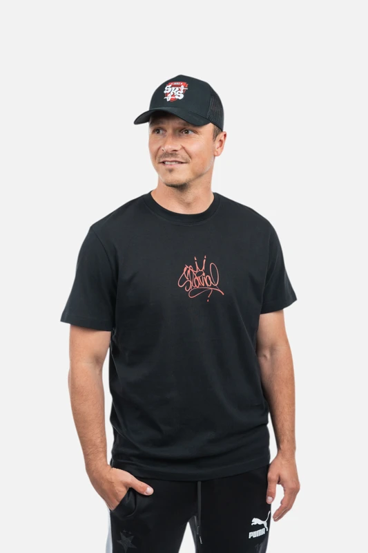 Triko Erb Slavia x Pasta Oner unisex černá