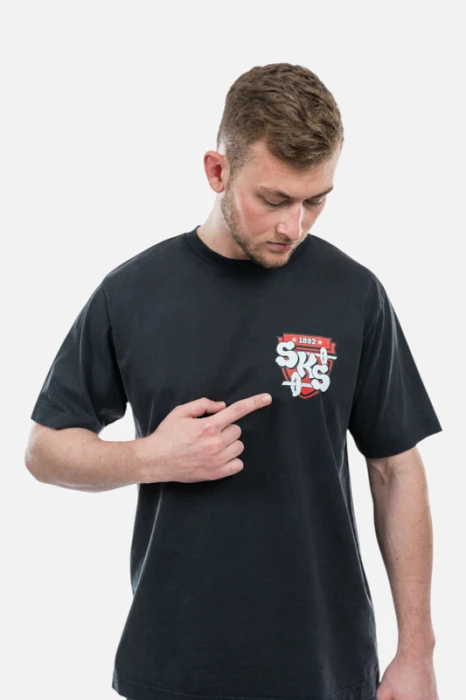 Triko We are always with you Slavia x Pasta Oner unisex černá