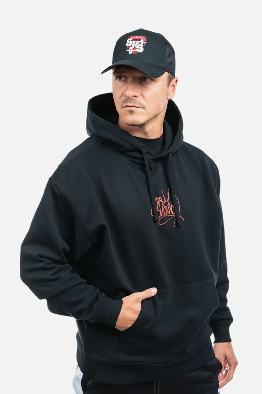 Mikina Hoodie Erb Slavia x Pasta Oner unisex černá