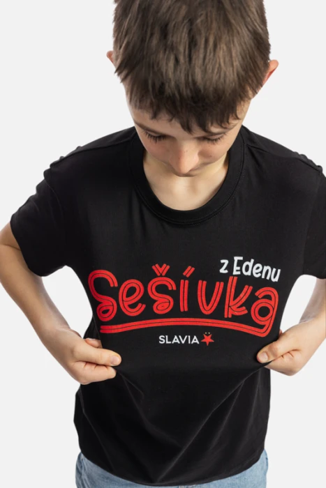 Triko Slavia Sešívka děti černá