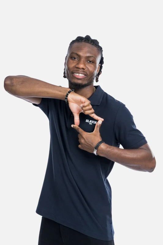 Polotriko Slavia 1892 chest muži modrá
