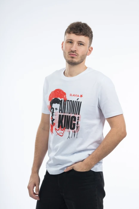 Triko Antonín KINGský unisex bílá