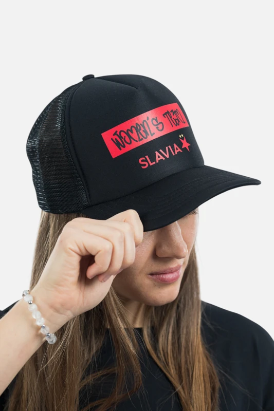 Kšiltovka Trucker WMNS TEAM Slavia ženy černá