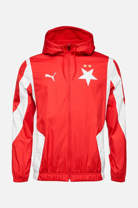 SKS Pre Match Woven Anthem Jacket  muži červená