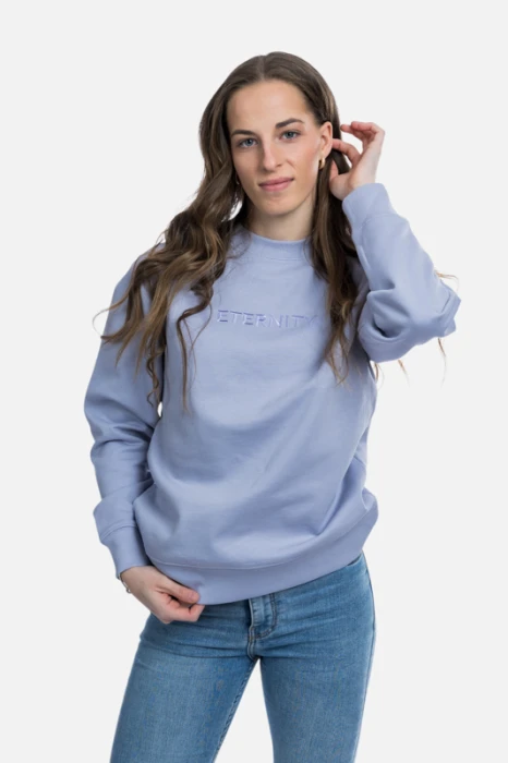 Mikina Slavia Crewneck Eternity  unisex fialová