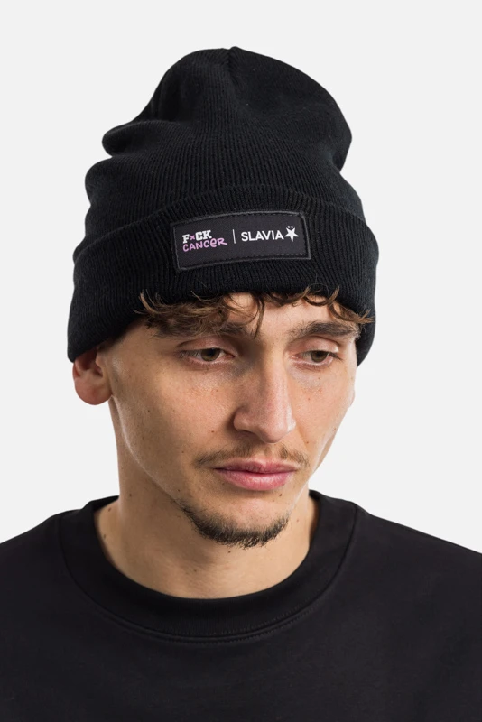 Čepice Beanie FxCK CANCER by Slavia | Prevence |  unisex černá