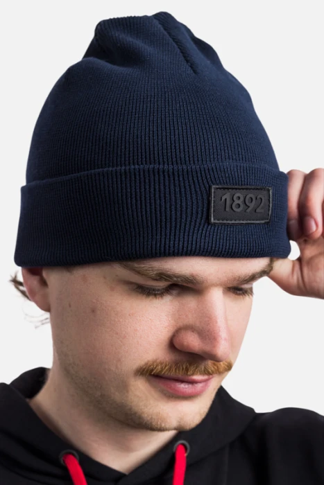 Čepice Beanie 1892 unisex modrá