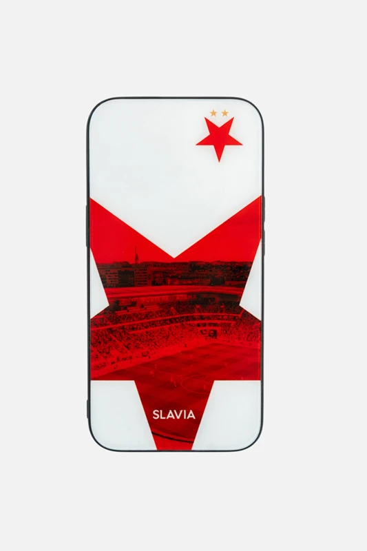 Kryt na telefon Slavia hvězda  S 23  červená/bílá
