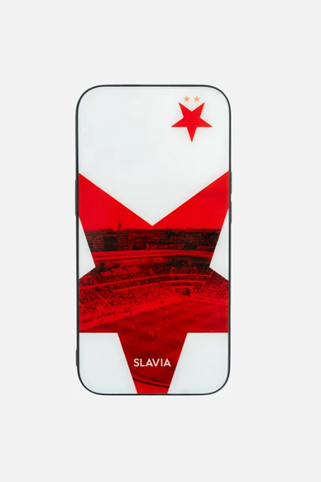 Kryt na telefon Slavia hvězda  S 23  červená/bílá
