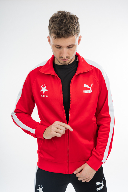 Iconic T7 Track Jacket muži červená