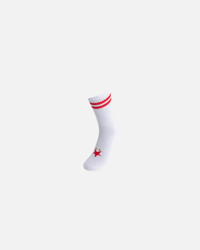 Slavia ponožky Classics Stripes unisex bílá