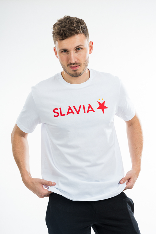 Triko Slavia Classics muži bílá