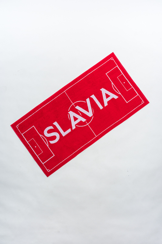 Osuška Slavia Hřiště unisex bílá/červená