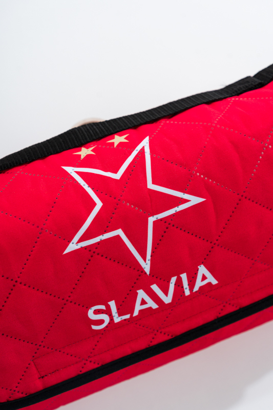 Pikniková deka Slavia unisex bílá/červená